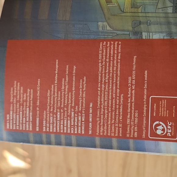 The Flash United They Fall comic book DC comics - Picture 5 of 7